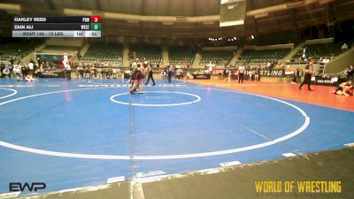 73 lbs Consi Of 16 #2 - Oakley Reed, Proving Grounds Wrestling vs Zain Ali, Westshore Wrestling Club