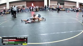 110 lbs Round 5 - Hughie Carpenter, Unattached vs Keegan Dawkins, Roundtree