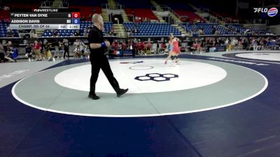 155 lbs Champ. Rd Of 64 - Peyten Van Dyke, IA vs Addison Davis, MO