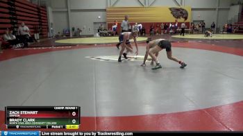 149 lbs Champ. Round 1 - Zach Stewart, Simpson vs Brady Clark, North Iowa Area Community College