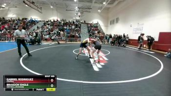 138 lbs Cons. Round 4 - Braxdon Engle, Greybull/Riverside vs Gabriel Rodriguez, Central