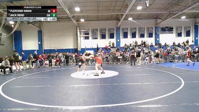 190 lbs Quarterfinal - Fletcher Rinke, Bridgewater-Raynham vs Jack Reed, Carver