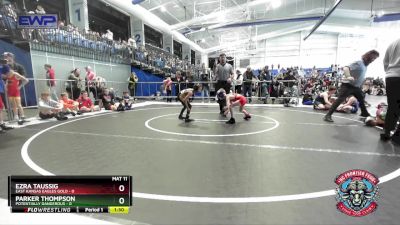 49 lbs Round 3 (4 Team) - Ezra Taussig, East Kansas Eagles Gold vs Parker Thompson, Potentially Dangerous