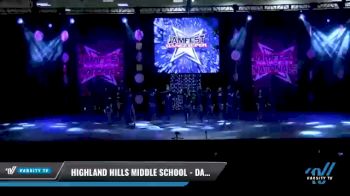 Highland Hills Middle School - Dazzlers Green Team [2021 Junior High - Pom Day 2] 2021 JAMfest: Dance Super Nationals