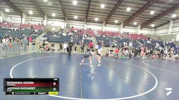 116 lbs Quarterfinal - Jazzman Khoundet, Utah vs Rossianna Gookin, Montana