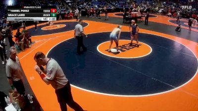 130 lbs Quarterfinal - Yannel Perez, Bensenville (Fenton) vs Grace Laird, Joliet (Catholic Academy)