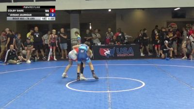 78 lbs Champ. Rd Of 32 - Colby Dare, The Farm vs Josiah Jaurigue, Thatcher Wrestling Club