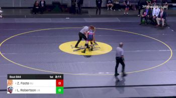 133 lbs Final - Zachary Foote, Iowa State WC vs Logan Robertson, Liberty