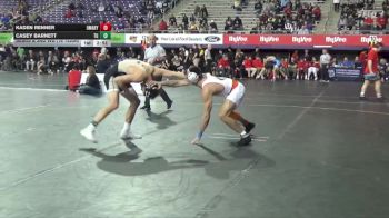 157 lbs Semis & 3rd Wb (16 Team) - Casey Barnett, Tiffin vs Kaden Renner, UMary