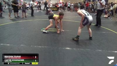 105/110 1st Place Match - Braydon Tougas, Hartland Wrestling Club vs Carter Schumacher, Capital City