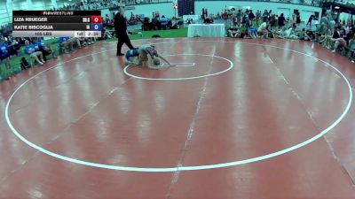 105 lbs Liza Krueger, South Dakota Gold vs Katie Biscoglia, Iowa