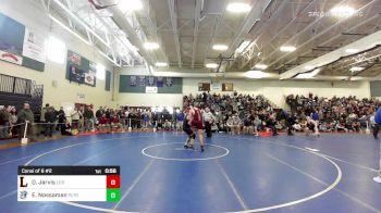 182 lbs Consi Of 8 #2 - Dustin Jarvis, Lebanon vs Emmitt Nossaman, Plymouth