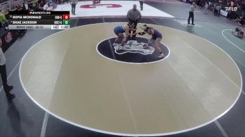 Champ. Round 1 - Sofia McDonald, Sumner-Eddyville-Miller Girls vs Shae Jackson, West Holt Girls