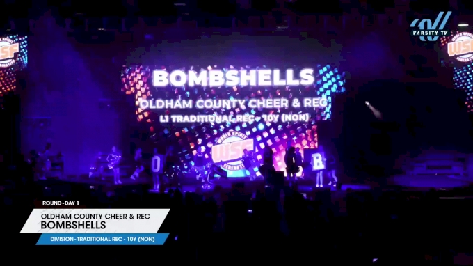 Oldham County Cheer & Rec - Bombshells [2024 L1 Traditional Rec - 10Y (NON) Day 1] 2024 WSF Grand Nationals