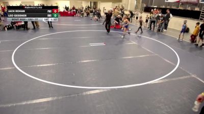 10U - 77 lbs Champ. Round 1 - Jack Rohan, Perham Wrestling Club vs Leo Gessner, Hastings Wrestling Club