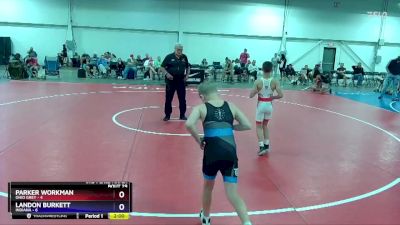 83 lbs Placement Matches (16 Team) - Parker Workman, Ohio Grey vs Landon Burkett, Indiana
