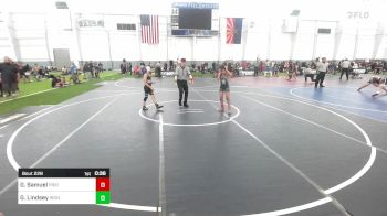 81 lbs Consi Of 4 - GeneGene Samuel, Pride Wrestling vs Gage Lindsey, Iron Co Wrestling Academy