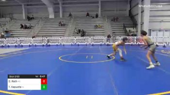 106 lbs Consolation - Dylan Roth, MO vs Tyler Kapusta, PA