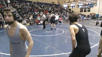 107 lbs Quarterfinal - Jonas Lusker, Southern Regional vs Evan Cies, Malvern Prep