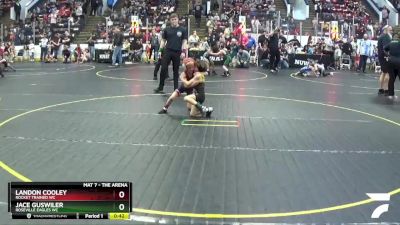 46 lbs Cons. Round 4 - Landon Cooley, Rocket Trained WC vs Jace Guswiler, Roseville Eagles WC