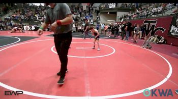 55 lbs Consi Of 4 - Everett Craig, Team Tulsa Wrestling Club vs Connor Johnson, Brushy Wrestling Club