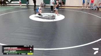 110 lbs Quarterfinal - Jasmine Hadden, Top Of The Rock Wrestling Club vs Hailey Ramert, Douglas Wrestling Club