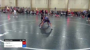 132 lbs Quarterfinal - James Aguilar, Florida Scorpions vs Kai Benedetti, Wellington Wrestling