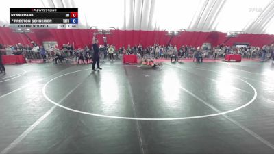 138 lbs Champ. Round 1 - Ryan Frank, Aviators Wrestling vs Preston Schneider, Team Nazar Training Center