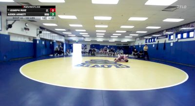 160 lbs Round Of 64 - Joseph Ruiz, St. Peter`s Prep (NJ) vs Aiden Arnett, Immaculate Conception (IL)
