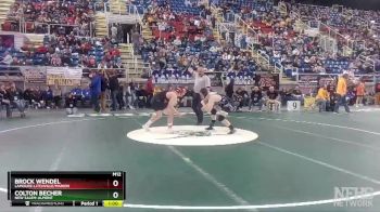 182 lbs Cons. Round 1 - Colton Becher, New Salem-Almont vs Brock Wendel, LaMoure-Litchville/Marion