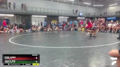 182 lbs Round 1 (6 Team) - Syre Jones, Team 901 vs Kriecg Roe, Guerilla WC