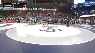 125 lbs Champ. Rd Of 32 - Julissa Ortiz, PA vs Alora Martinez, CO