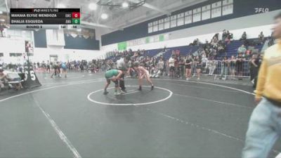 120 lbs Round 5 - Makaia Elyse Mendoza, GWC vs Dhalia Esqueda, Arete Wrestling Academy