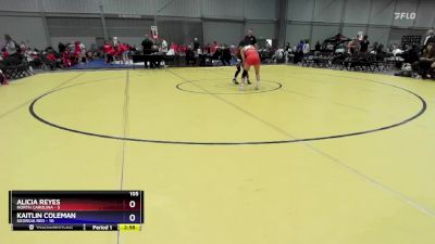 105 lbs Placement Matches (8 Team) - Alicia Reyes, North Carolina vs Kaitlin Coleman, Georgia Red