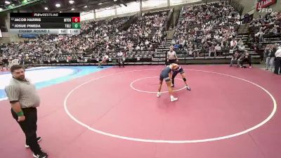 4A 157 lbs Champ. Round 1 - Jacob Harris, Mt Crest vs Josue Pineda, Tooele