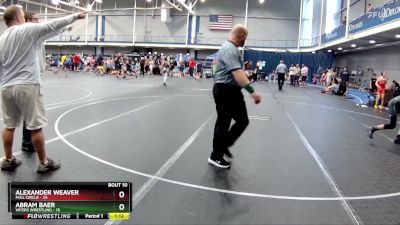 80 lbs Round 4 (6 Team) - Alexander Weaver, Full Circle vs Abram Baer, Vipers Wrestling