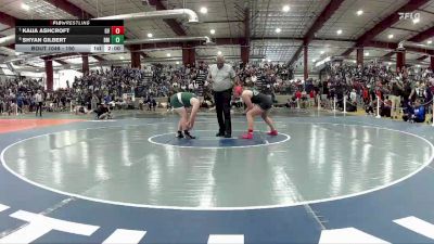 190 lbs Quarterfinal - Kaija Ashcroft, Green Valley vs Shyan Gilbert, Battle Mountain