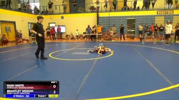 56-58 lbs Round 3 - Nash White, Kansas City Training Center vs Brantley Wisdom, Caney Valley Wrestling