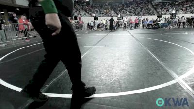 70 lbs Quarterfinal - Sawyer Simpson, Salina Wrestling Club vs Dash Roebuck, Coalgate Wildcat Wrestling Club