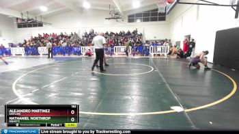 182 lbs Champ. Round 1 - Alejandro Martinez, Eastlake vs Nathaniel Northrop, Righetti