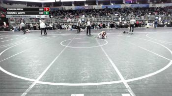 43 lbs Quarterfinal - John Harmon, Ground Zero WC vs Keyston White, Hannibal