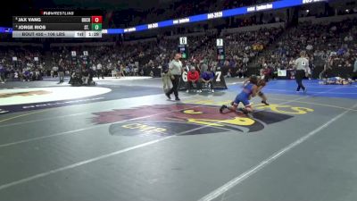 106 lbs Quarterfinal - Jax Vang, Buchanan (CS) vs Jorge Rios, St. John Bosco (SS)