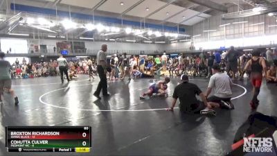 60 lbs Round 9 (10 Team) - Cohutta Culver, Piedmont WC vs Broxton Richardson, SVRWC Black