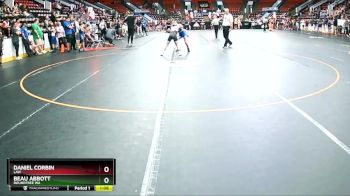 85 lbs Quarterfinal - Beau Abbott, Roundtree WA vs Daniel Corbin, LAW