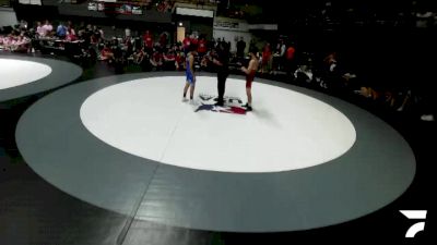 110 lbs Ace Navarro, SDIKWA - San Diego-Imperial Kids Wrestling Association vs Bruce Ortega, SCVWA - Santa Clara Valley Wrestling Association