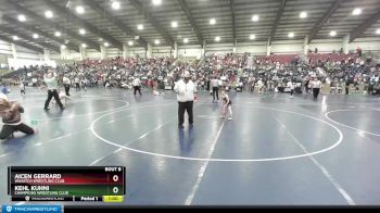 55 lbs Quarterfinal - Aicen Gerrard, Wasatch Wrestling Club vs Kehl Kuhni, Champions Wrestling Club