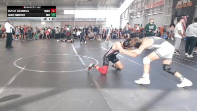 120 lbs Round 3 (8 Team) - Jaxon Aberegg, Wrecking Crew WC vs Luke Stover, Disciples WC