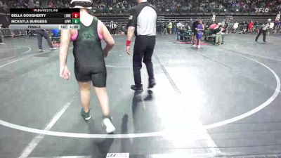 131 lbs Final - Bella Dougherty, Lower Cape May vs Mckayla Burgess, Upper Township