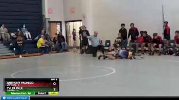 113 lbs Wrestleback 1 - Anthony Pacheco, Las Vegas vs Tyler Paul, Durango