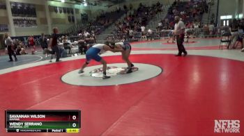 137 lbs Cons. Round 2 - Wendy Serrano, Cathedral City vs Savannah Wilson, Mayfair